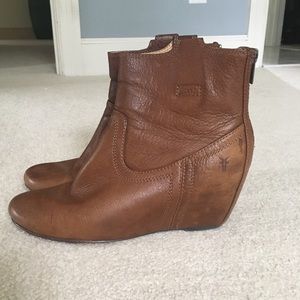 Brown Frye Booties